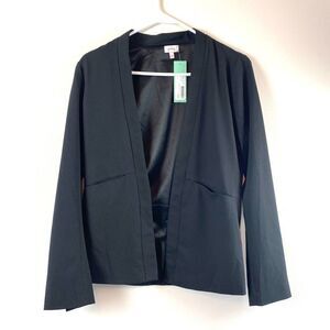 Stitch Fix  Pixley Sines Skinny Lapel Blazer Jacket Size Small Black Office